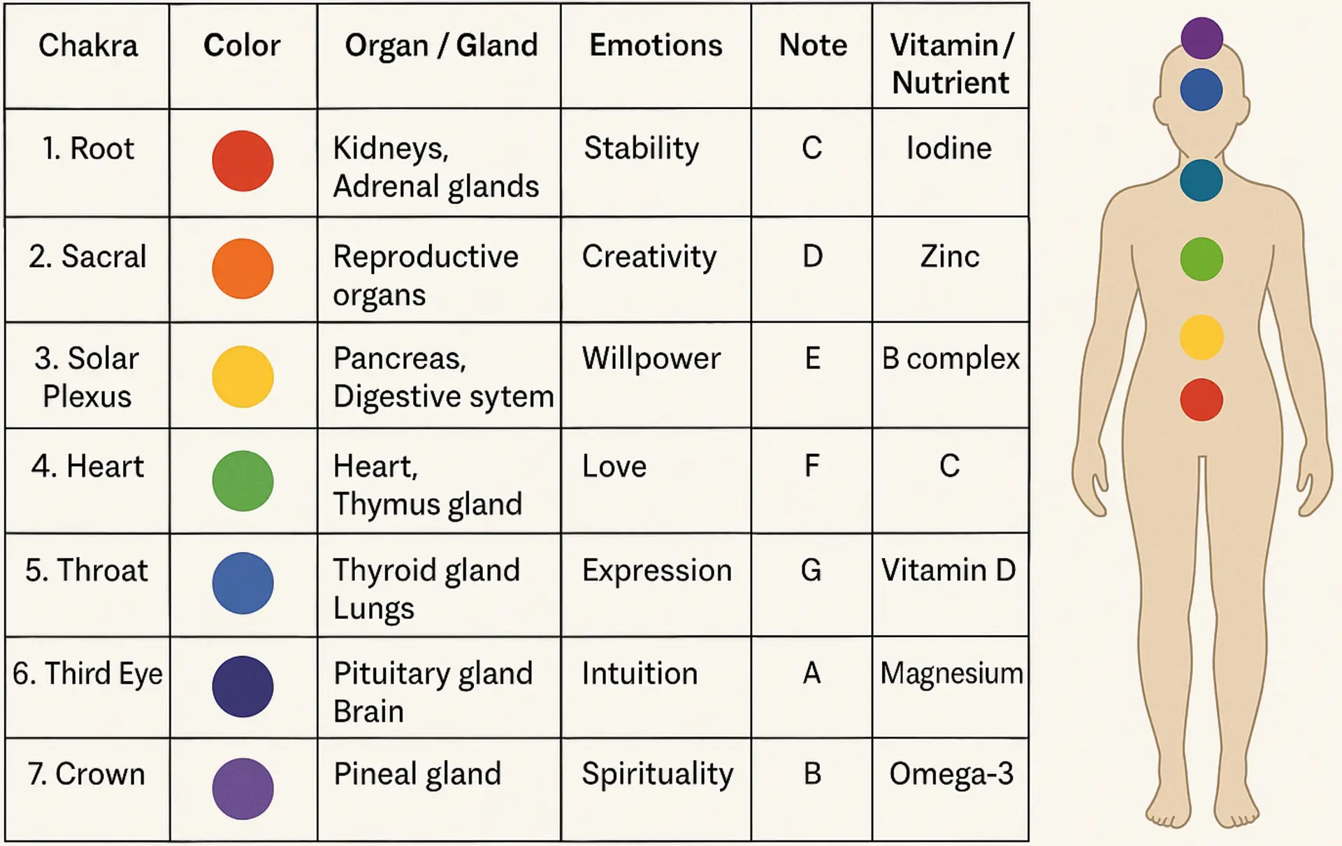 7 Chakra System